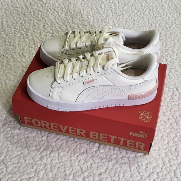 NEW PUMA Jada Renew Sneaker Girls Pink white Size 4.5C - Picture 1 of 5
